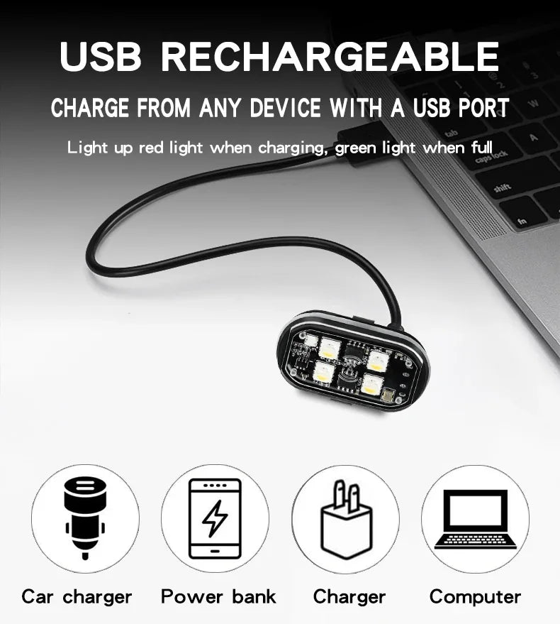 ضوء تحذير ستروب لاسلكي بتقنية RGB LED