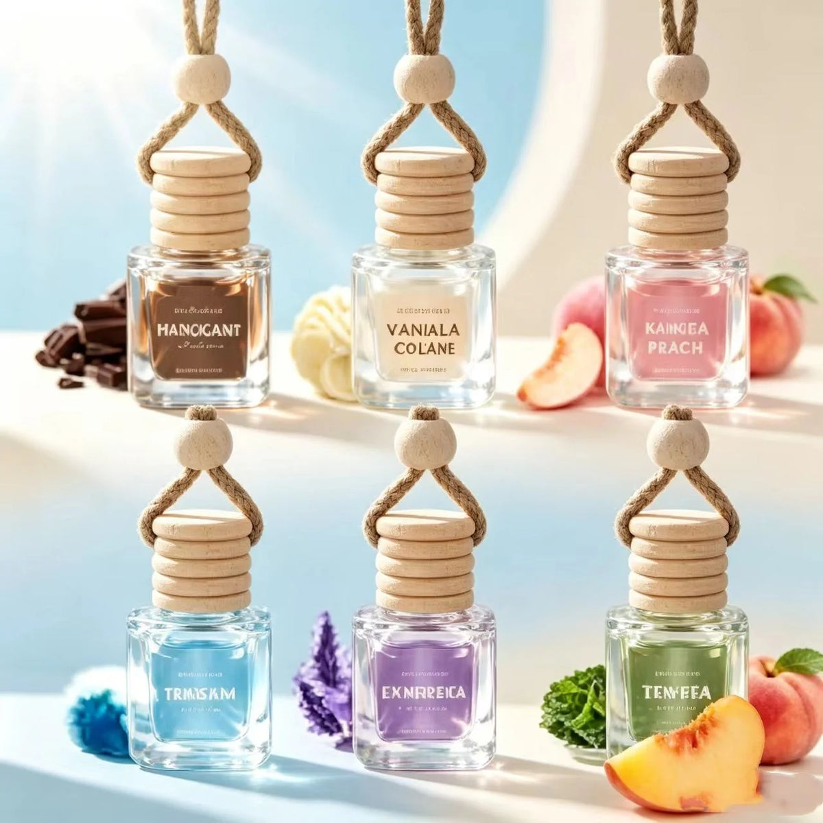 Random 3pcs Car Perfume Pendant