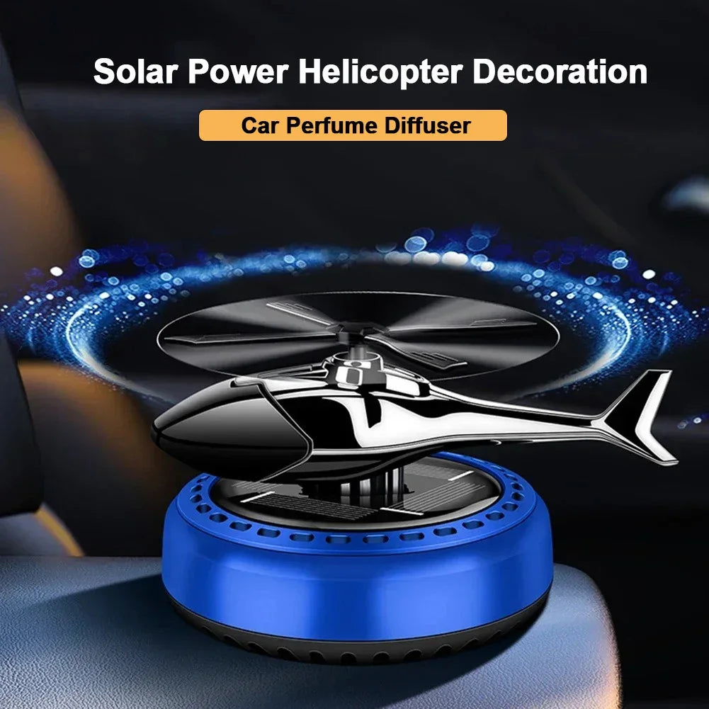 Solar Helicopter Car Air Freshener