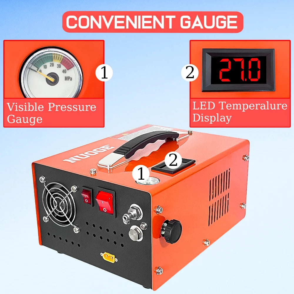 ضاغط هواء NUOGE PCP 4500 رطل لكل بوصة مربعة