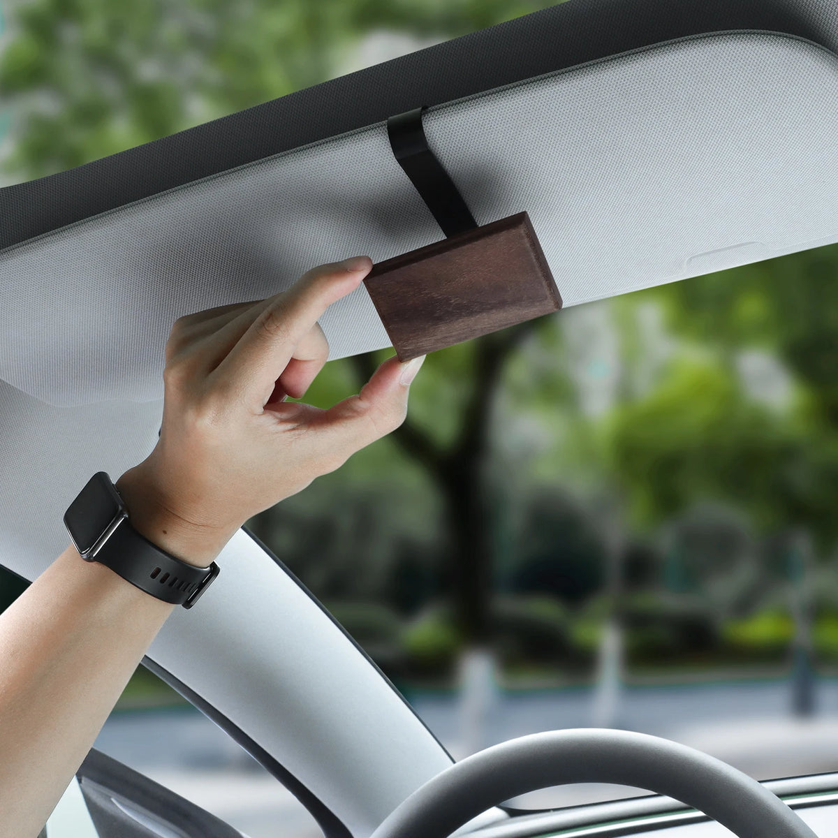 Wood Block Car Air Freshener