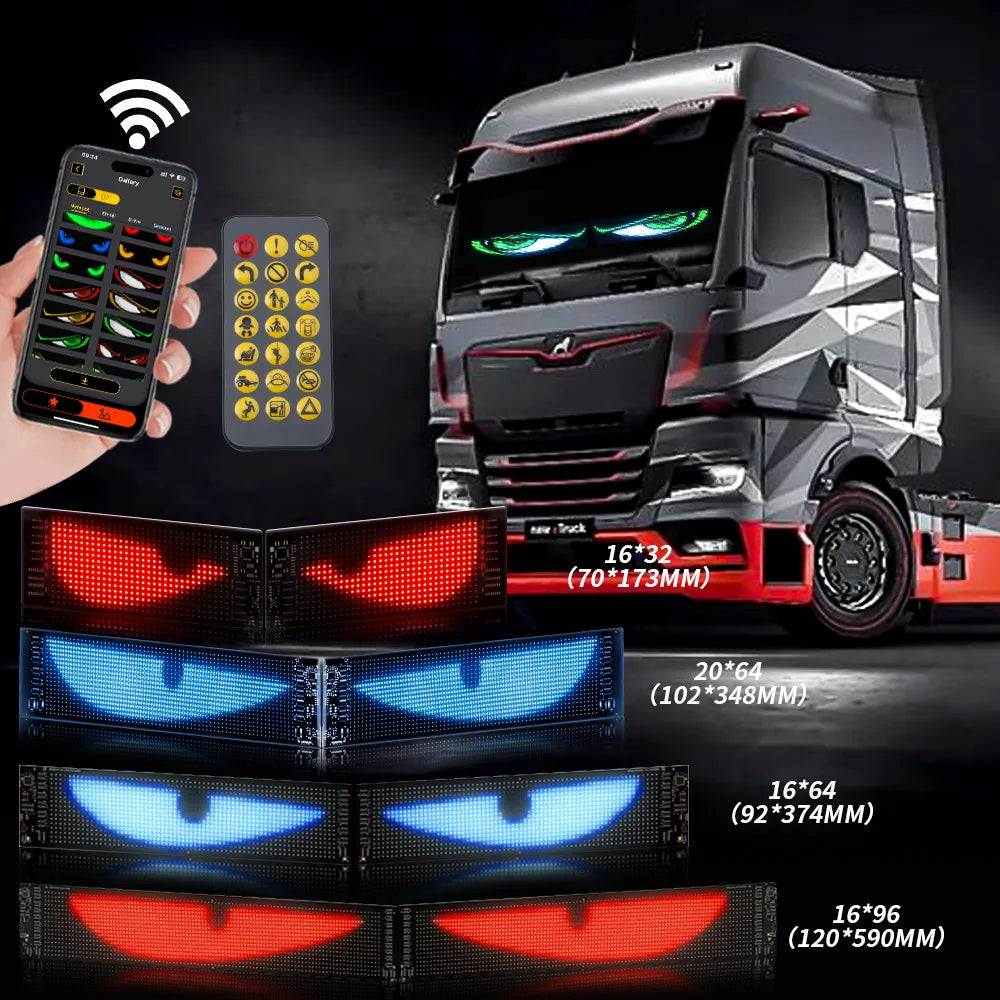 Devil Eyes LED Windshield Light (2PCS)