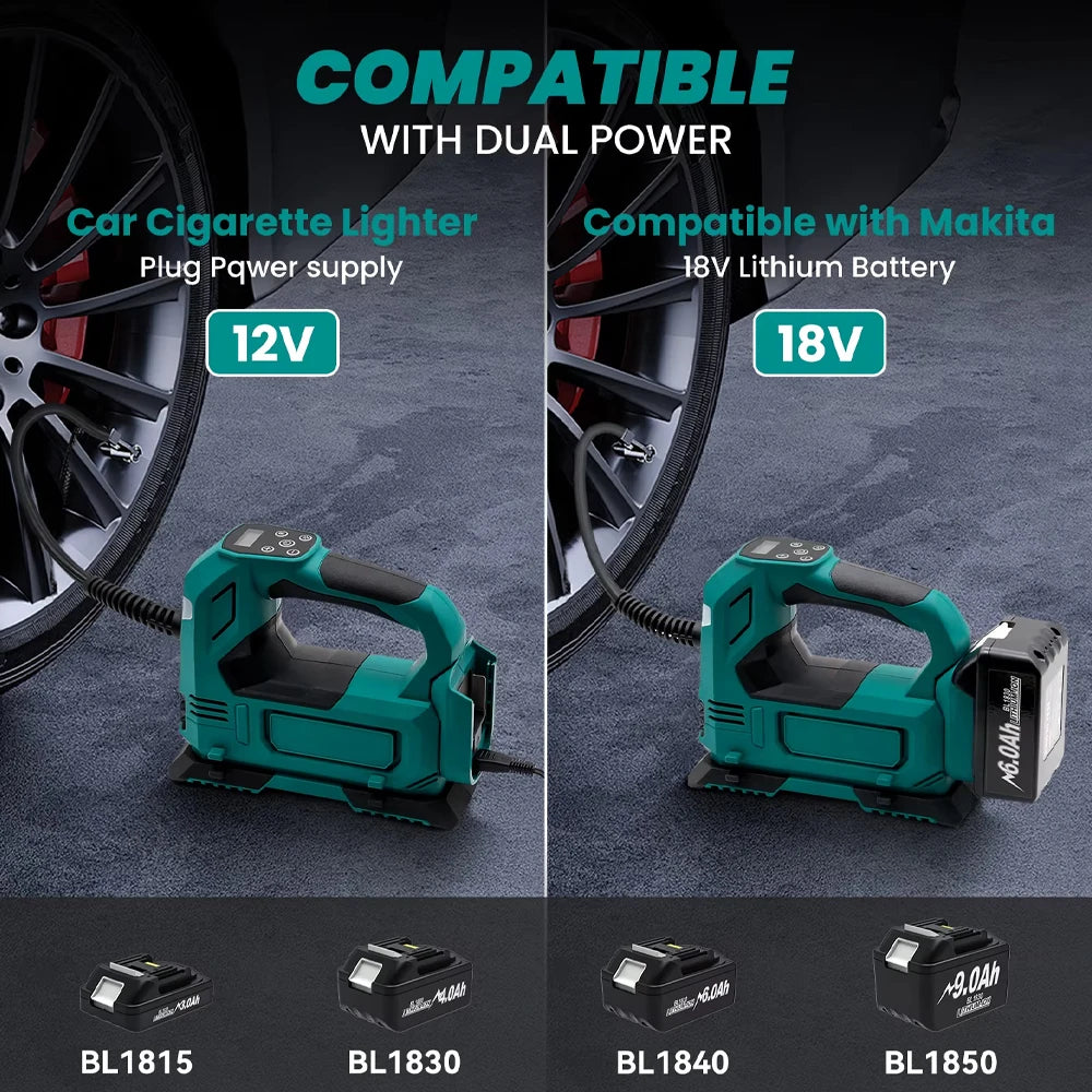 Cordless Tire Inflator for Makita 18V Battery