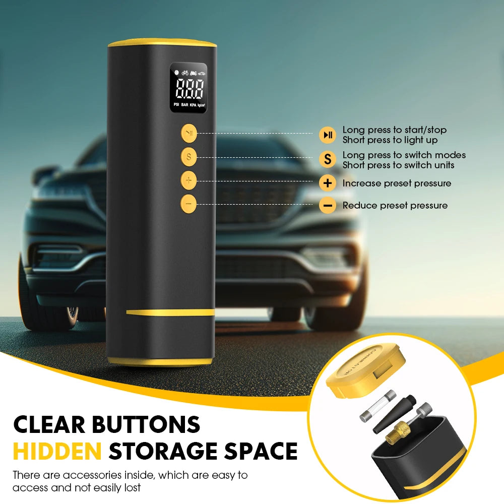 CARSUN Mini Tire Inflator Pump