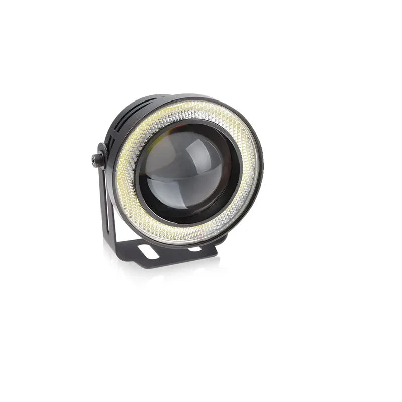 مصابيح ضباب LED DRL بقوة 30 واط، عين الملاك، 12 فولت