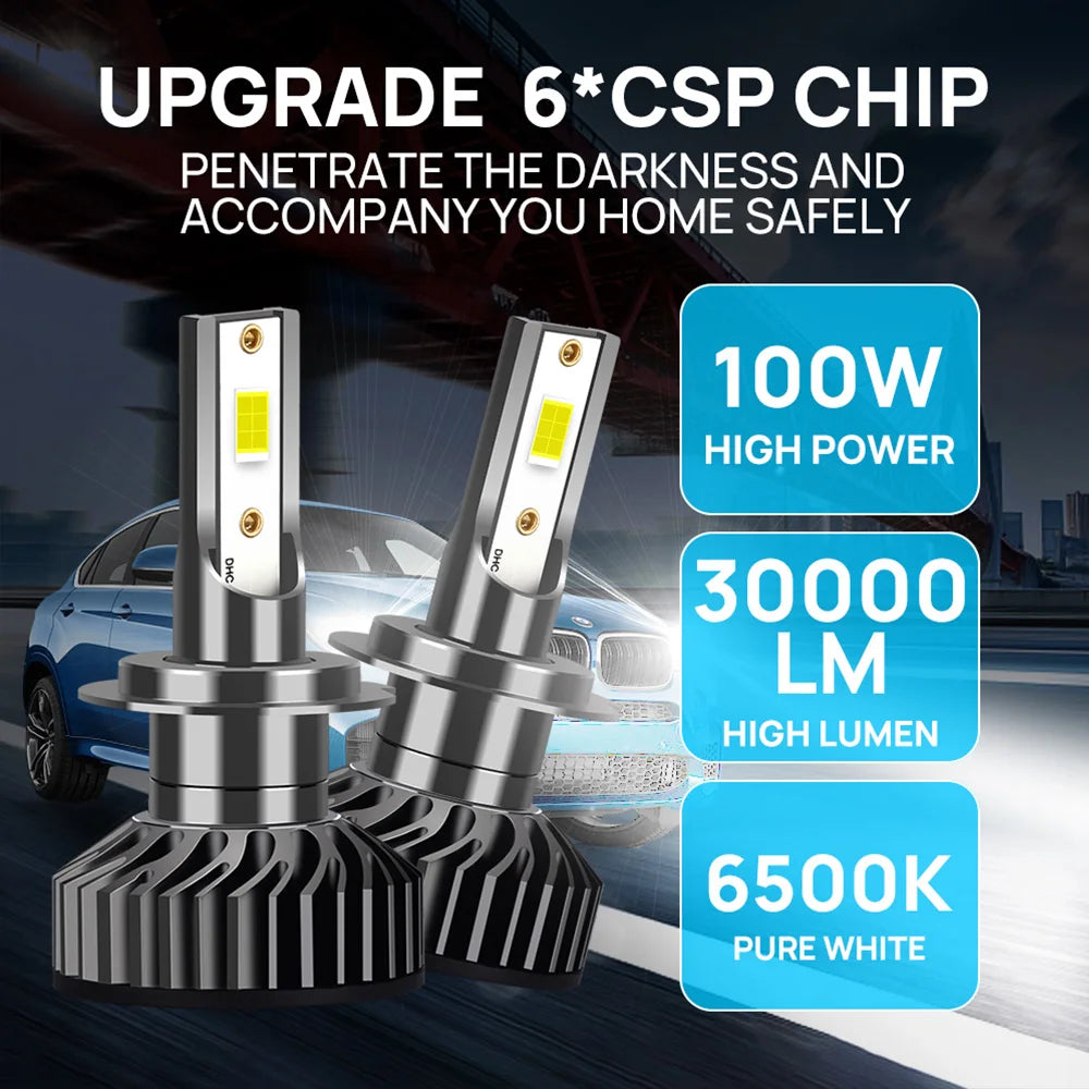 Infitary LED Headlight 30000LM Canbus