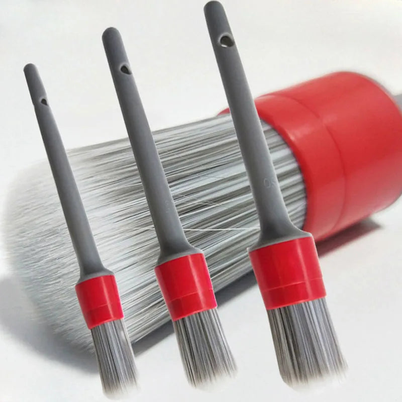 3Pcs Car Detail Brush Set