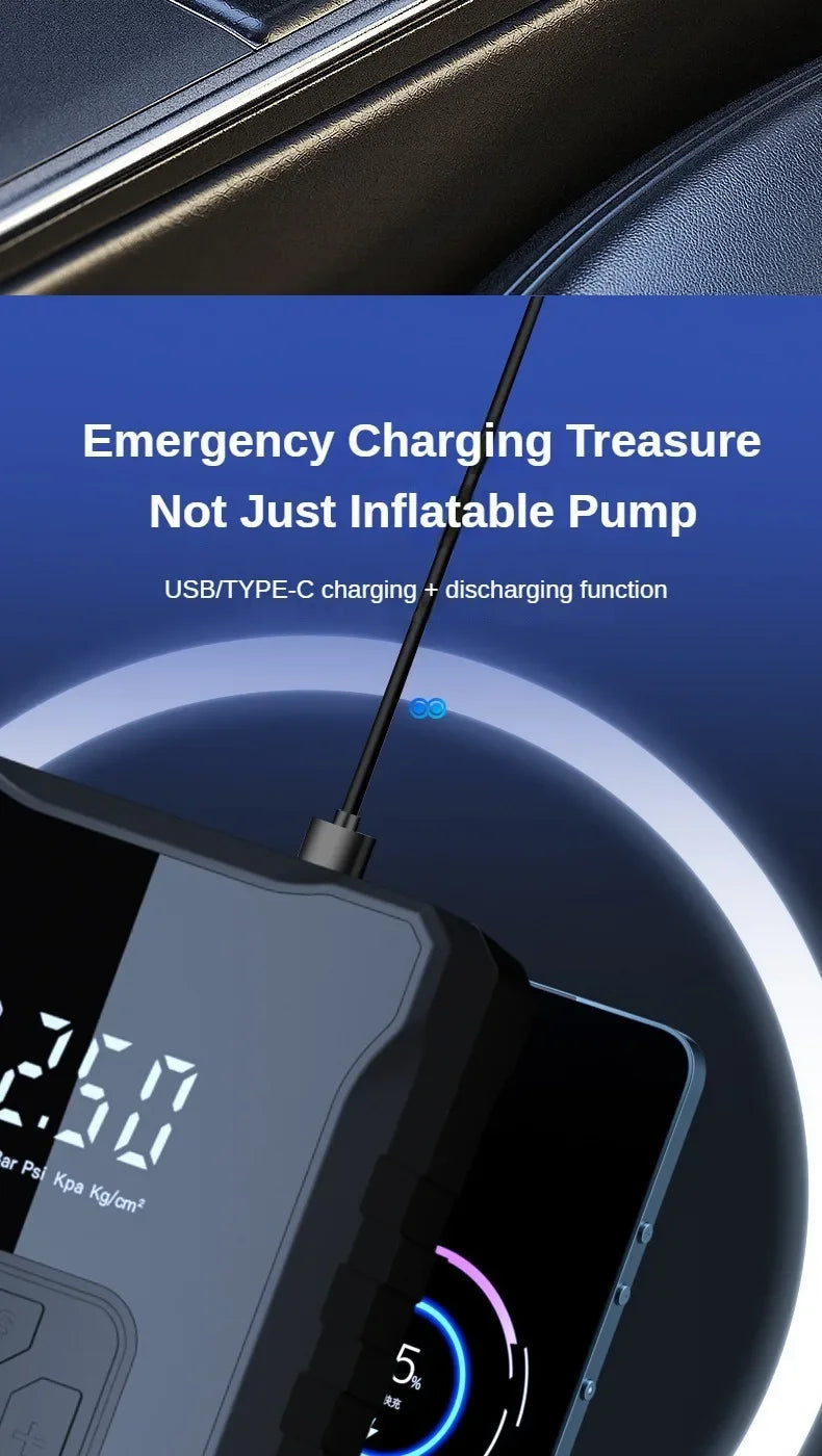 Mini 12V Tire Inflator 150PSI
