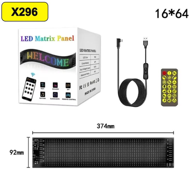 لوحة بكسل مصفوفة LED بتطبيق Demon Eyes