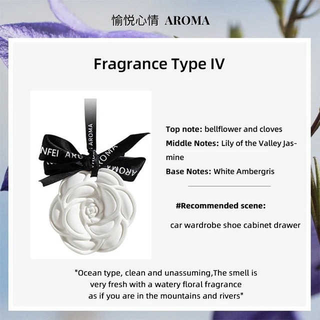 Gypsum Flower Car Air Freshener