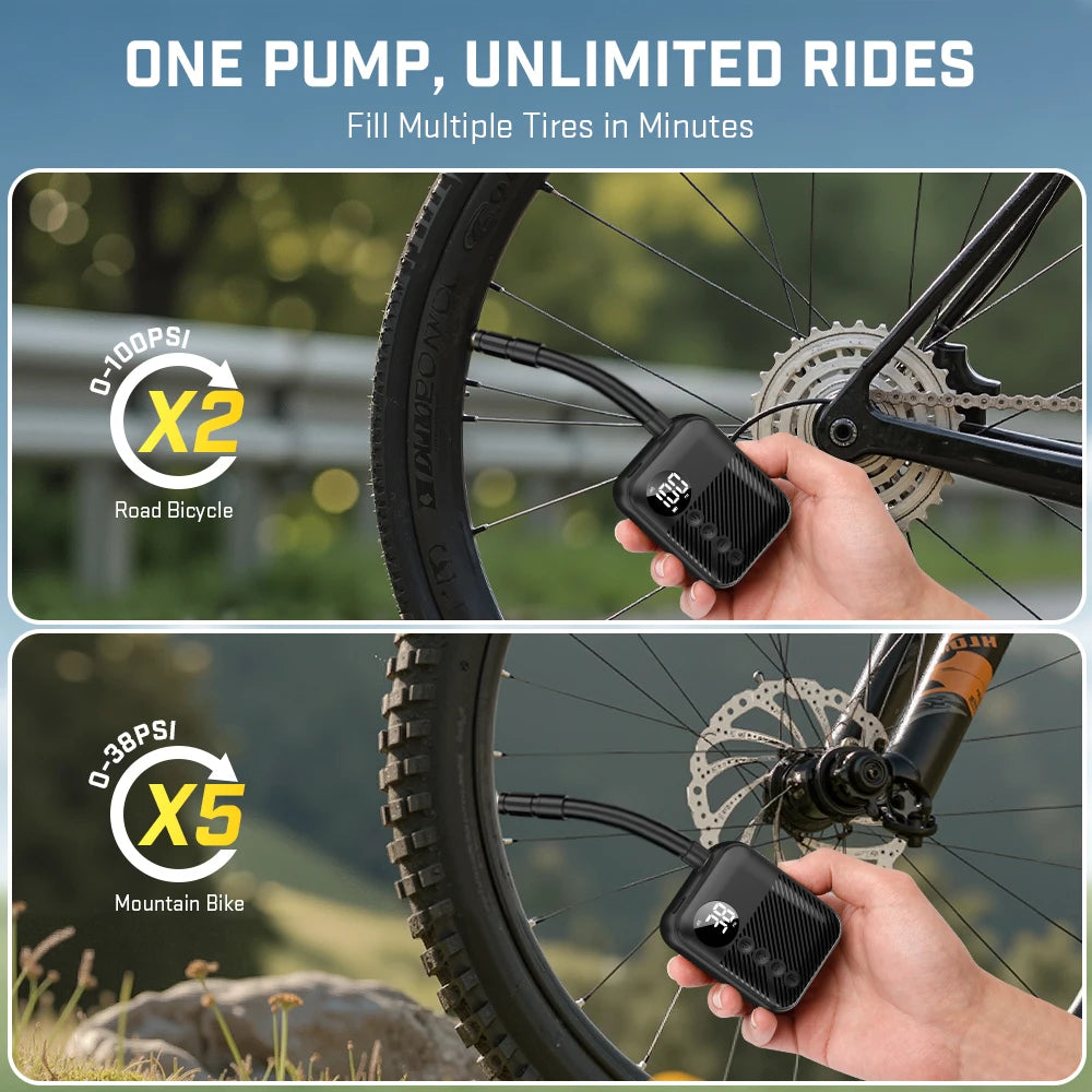 Carsun Mini Bike Tire Pump