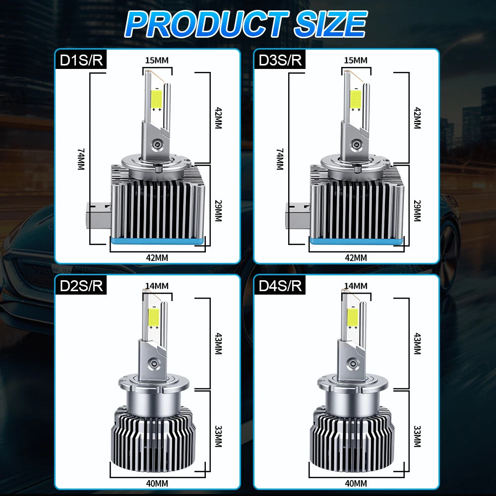 LED Xenon Replacement D1S-D4S