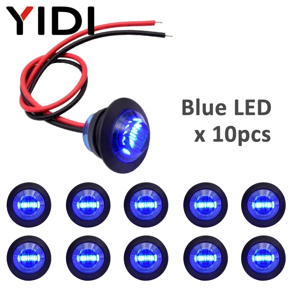 مصباح جانبي LED DRL مقاوم للماء 12 فولت