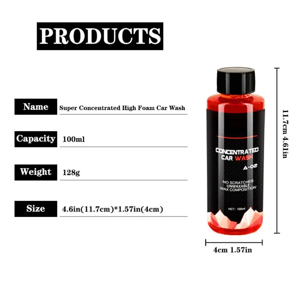 Car Wash Foam Shampoo 100ml