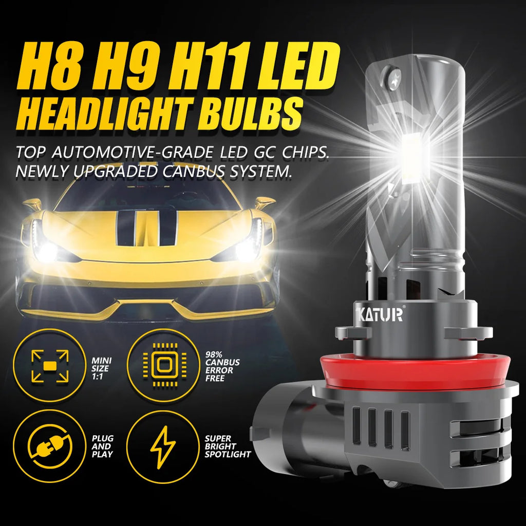 H8/H11 LED Headlight 100W 20000LM Canbus