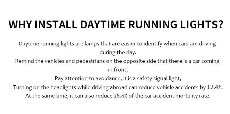 شريط LED DRL بجهد 12 فولت بإشارة انعطاف متدفقة (قطعتان)