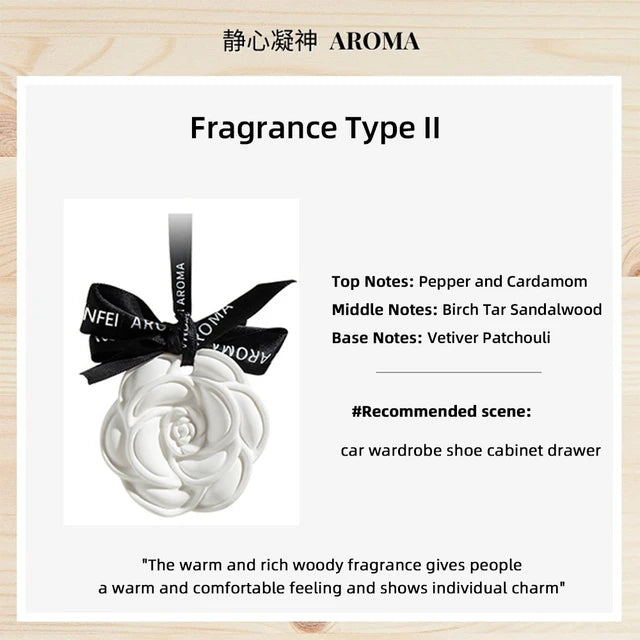 Gypsum Flower Car Air Freshener