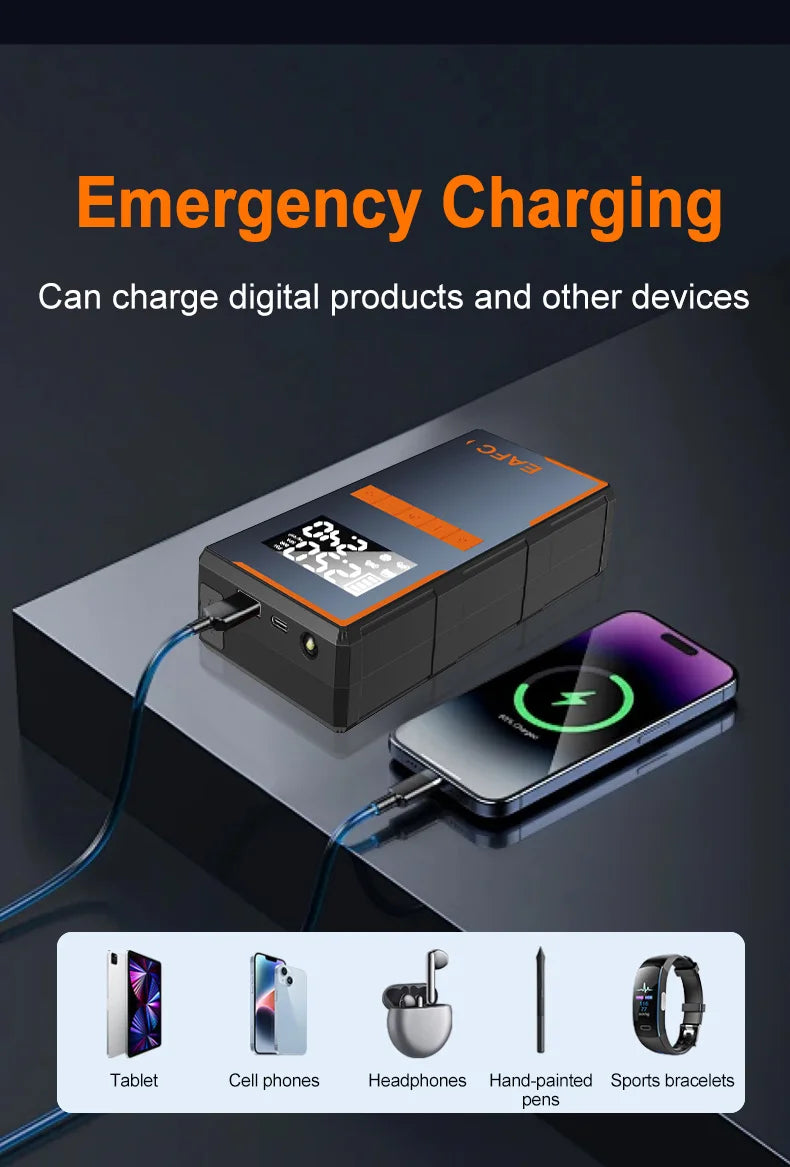 All-in-One Car Jump Starter & Air Pump
