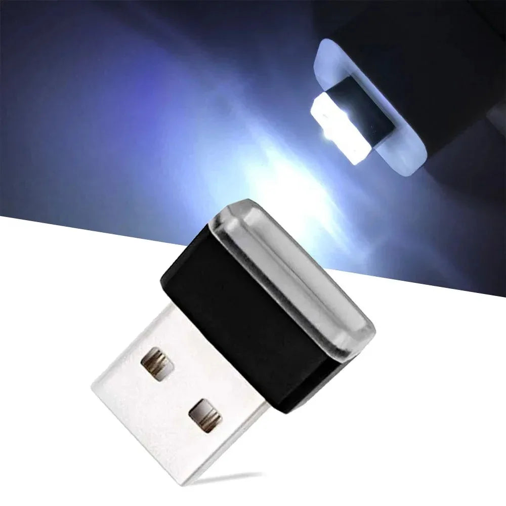 إضاءة LED محيطية صغيرة بمنفذ USB (قطعتان/10 قطع)