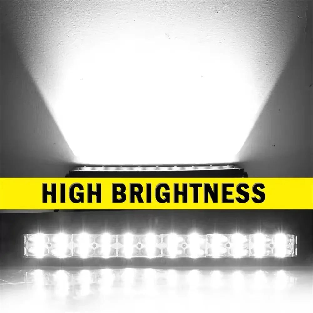 شريط إضاءة LED ثلاثي الأبعاد بصفين 4x4 12 فولت/24 فولت