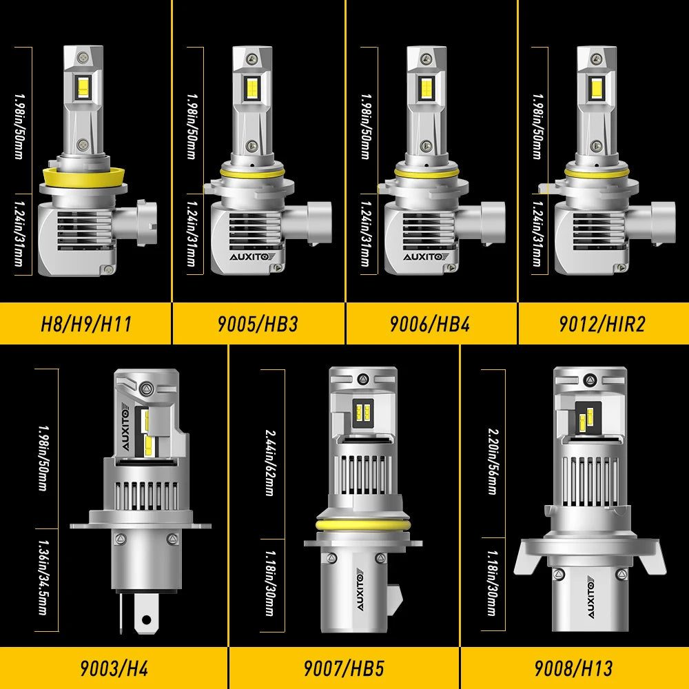 AUXITO H8/H11 LED Headlight 20000LM Canbus