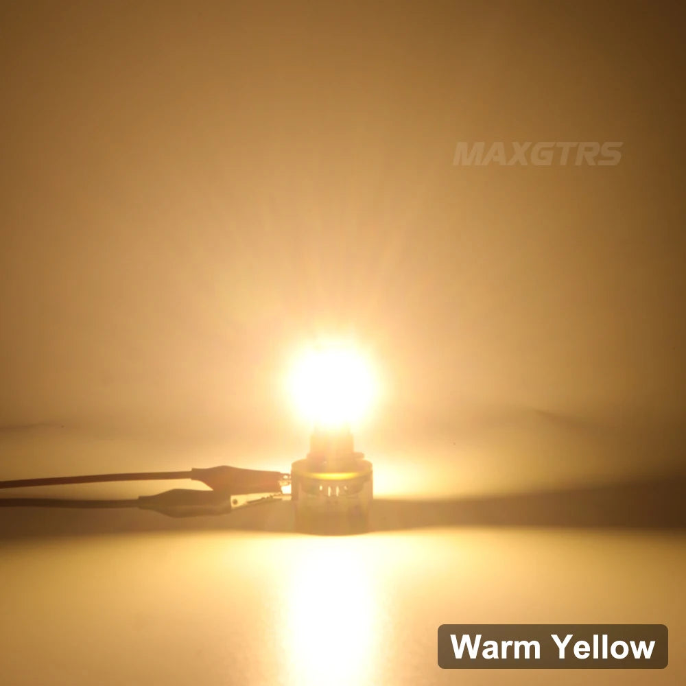 مصباح أمامي LED طراز H11B بقوة 55 واط 26000 لومن مزود بتقنية Canbus