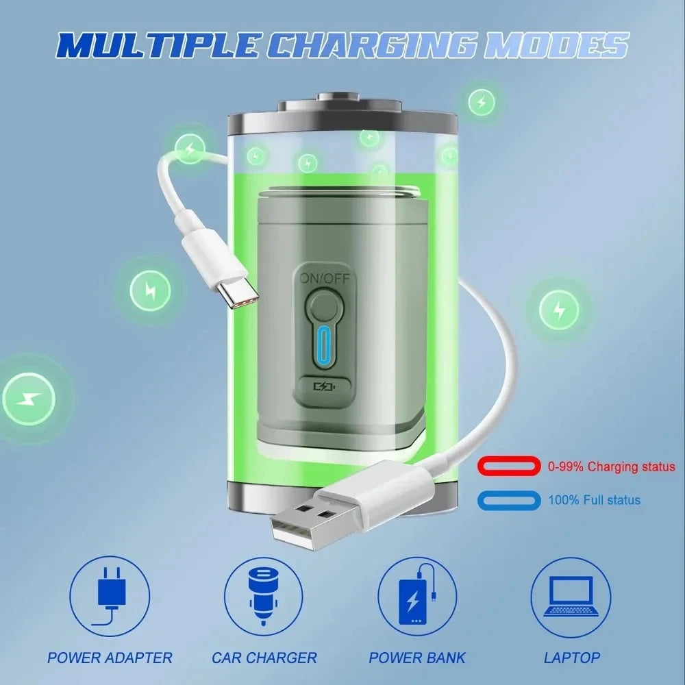 Mini Portable Air Pump 1300mAh