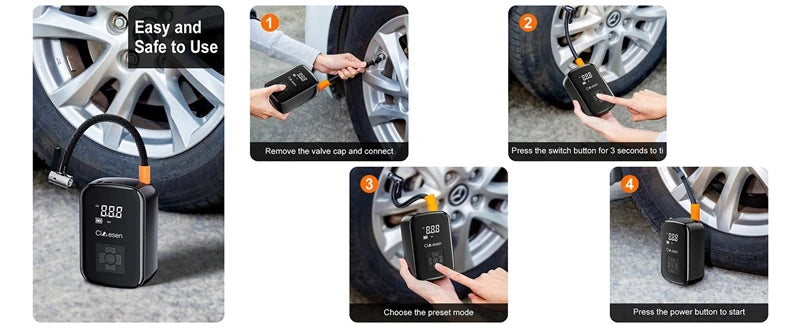 Wireless Tire Inflator 150PSI