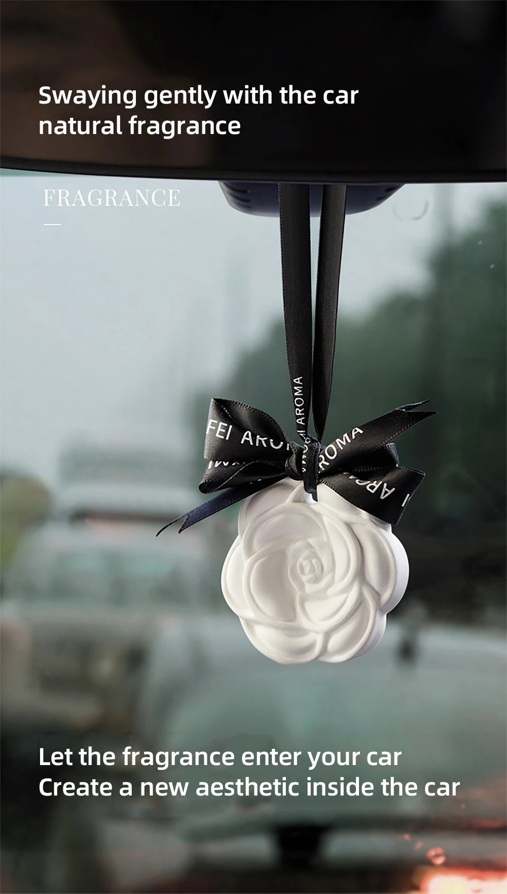 Gypsum Flower Car Air Freshener