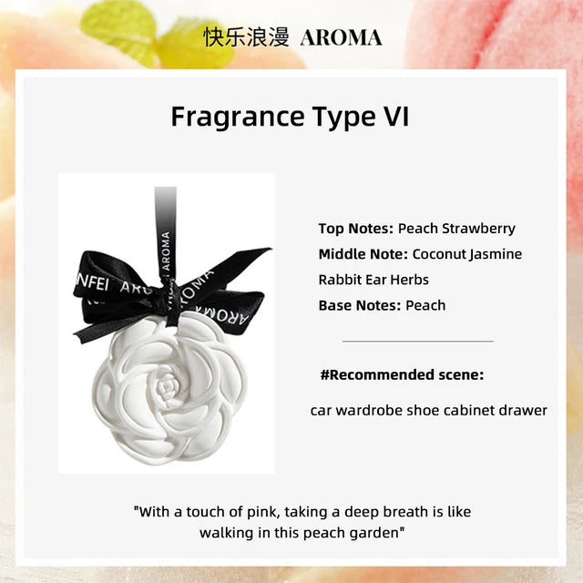 Gypsum Flower Car Air Freshener