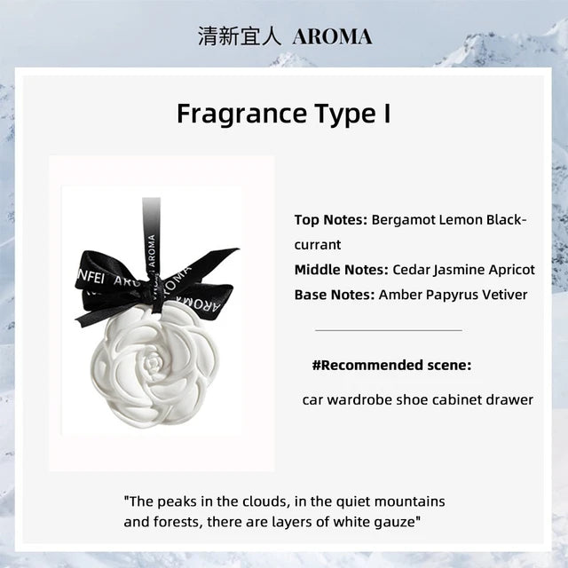 Gypsum Flower Car Air Freshener