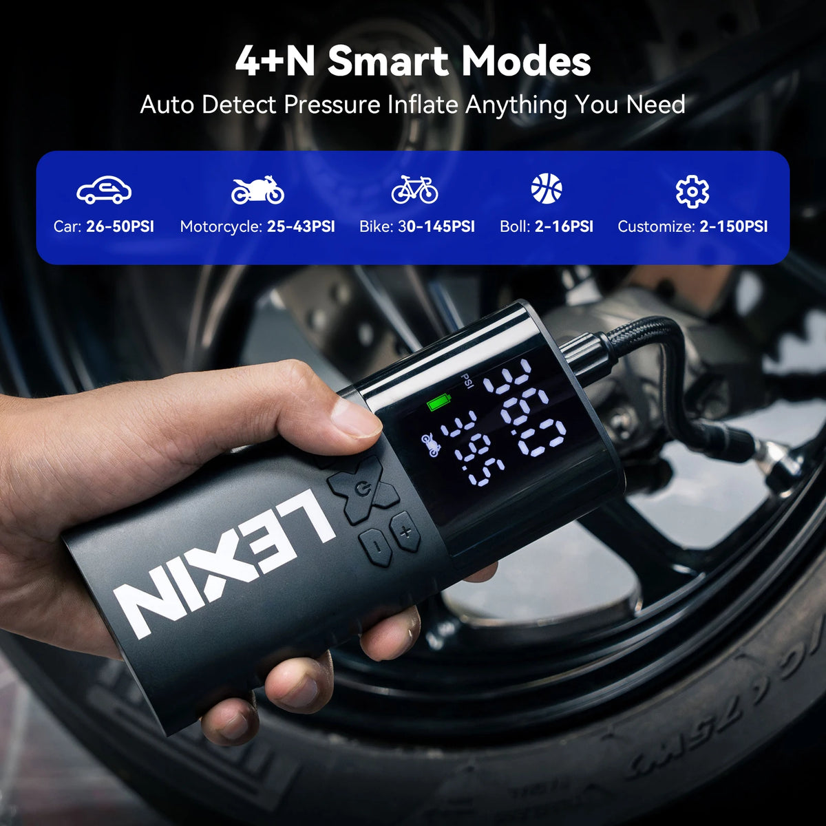 Lexin P4 Smart Tire Inflator