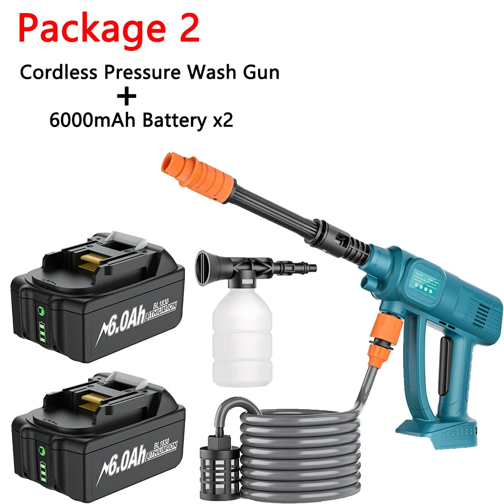 Cordless High Pressure Car Washer Gun