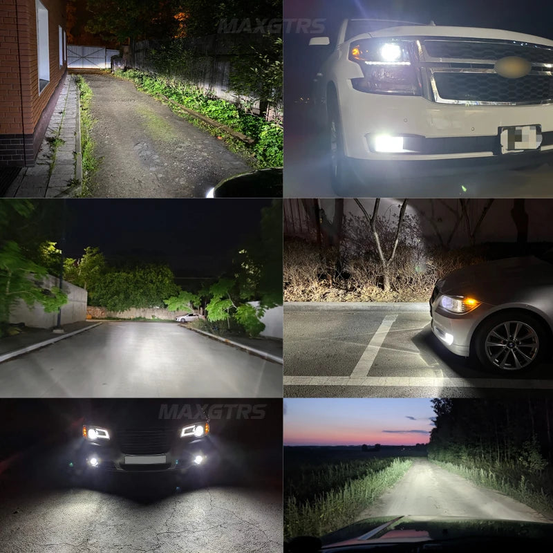 مصباح أمامي LED طراز XHP50 بقوة 18000 لومن و 90 واط