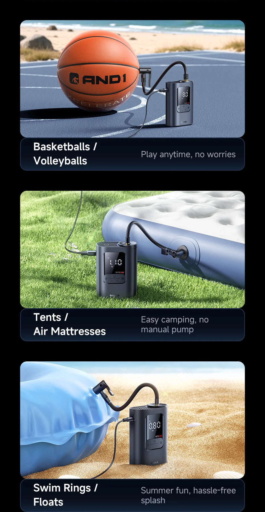Baseus VA1 Pro/Max Air Compressor