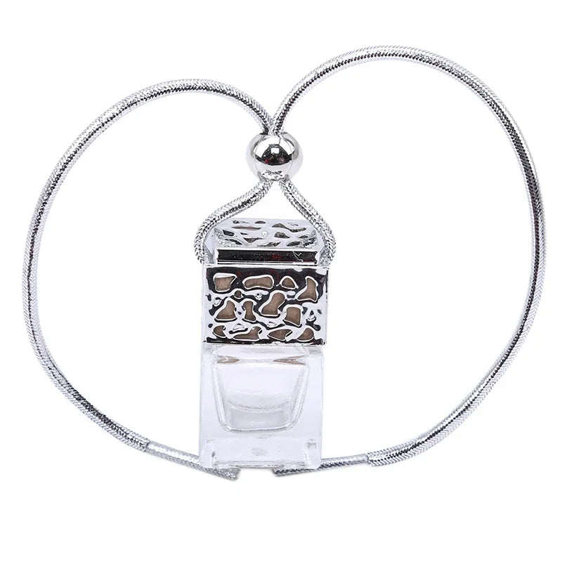 قلادة زجاجة عطر السيارة المعلقة