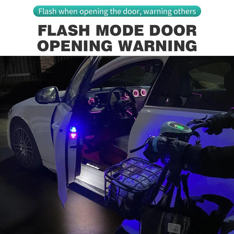 Car Door LED Warning Welcome Light USB