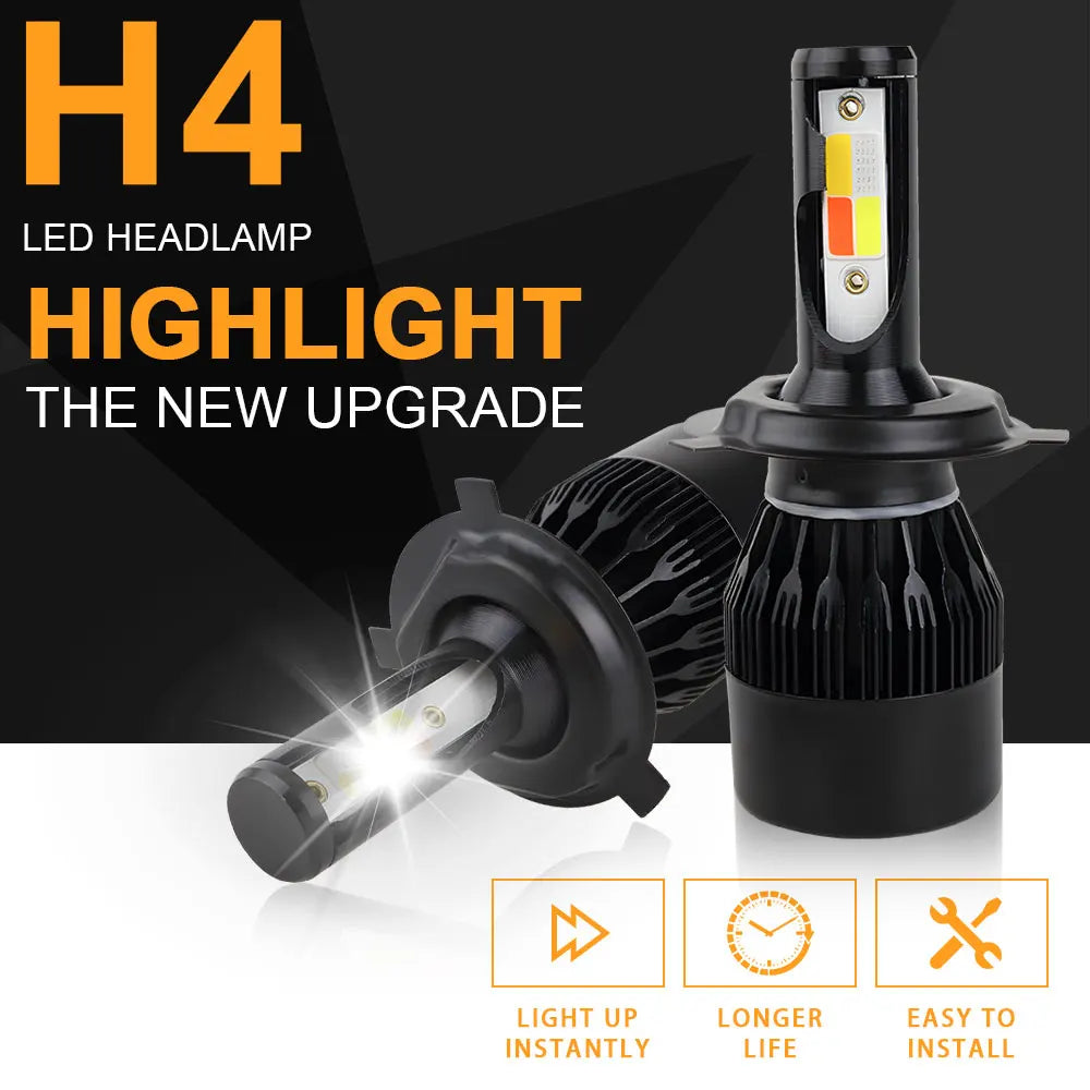 S2 كشافات LED أمامية 4 ألوان 80 واط كانباص