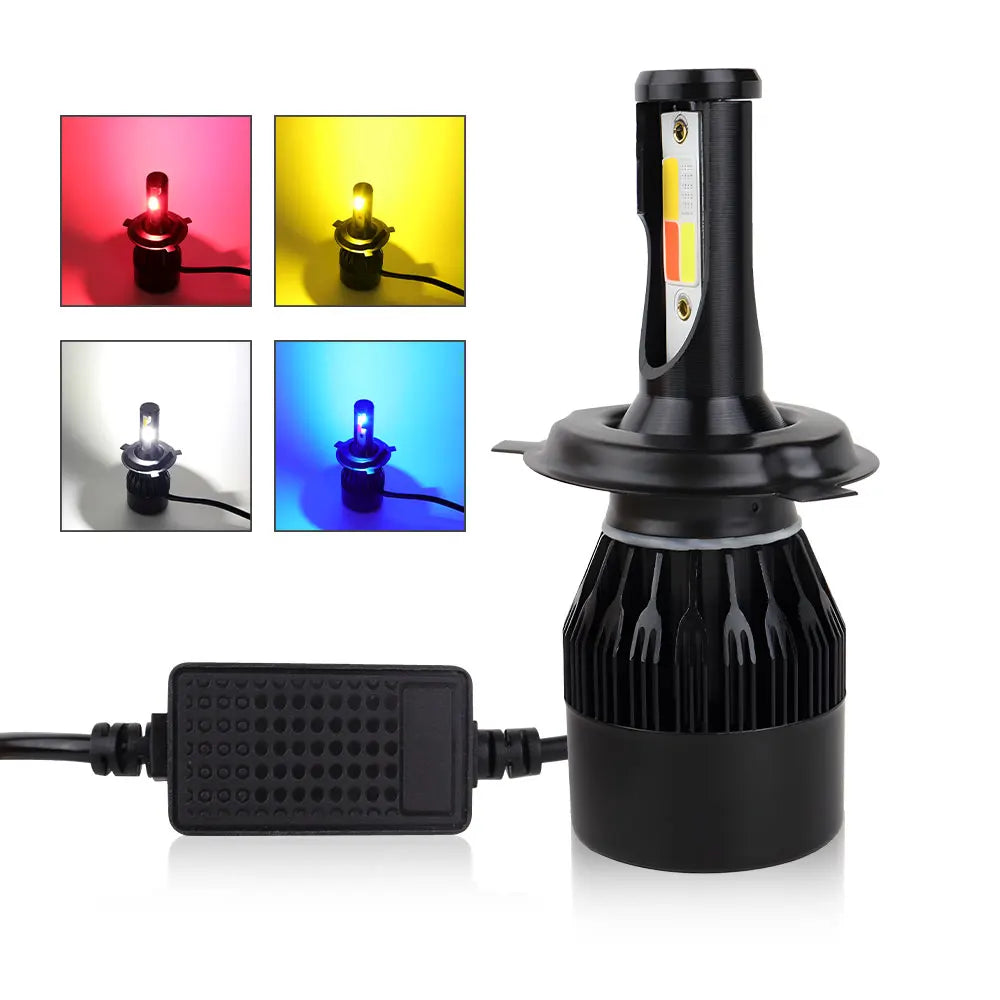 S2 كشافات LED أمامية 4 ألوان 80 واط كانباص