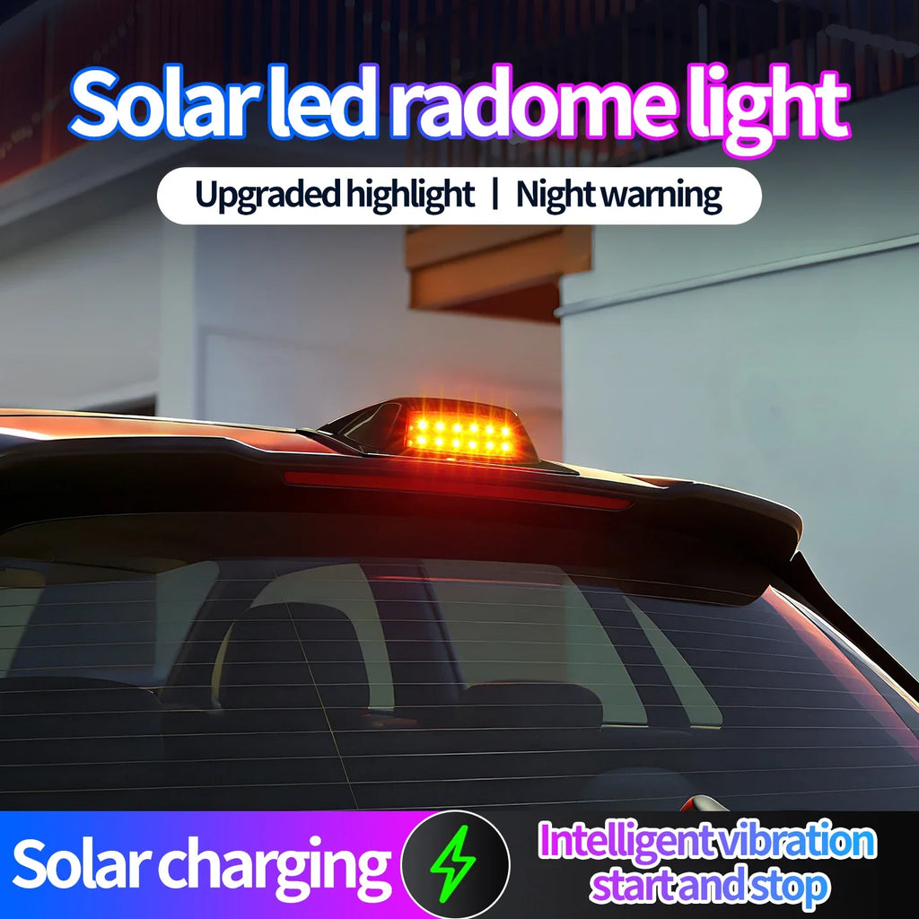 Solar LED Car Anti-Collision Warning Light
