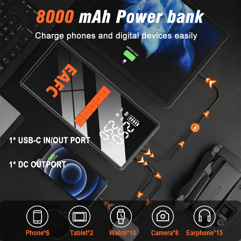 4-in-1 Car Jump Starter & Air Compressor