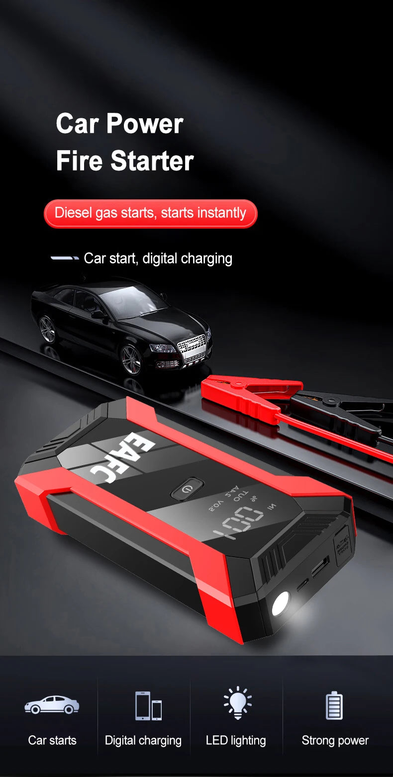 Portable 2000A Jump Starter 12V