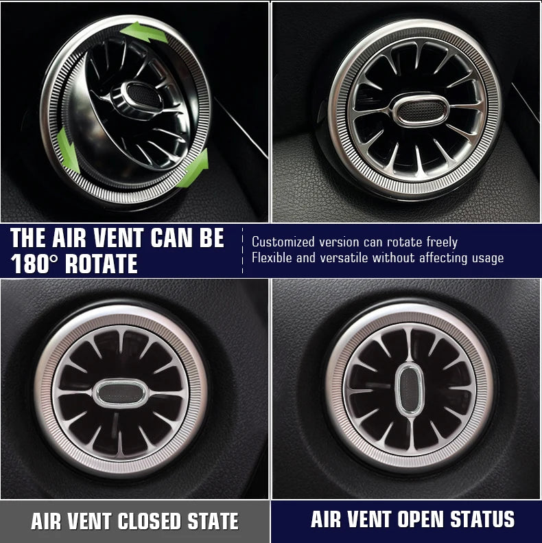 Mercedes Ambient Air Vent LED 64 Colors