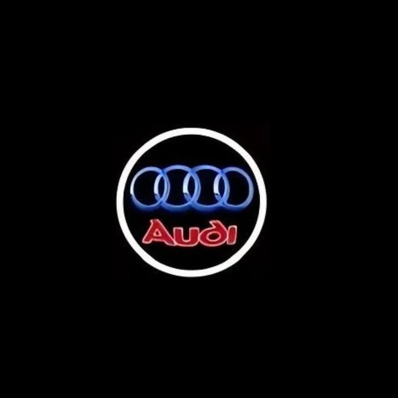 مصابيح أودي LED ضوئية للترحيب على الأبواب