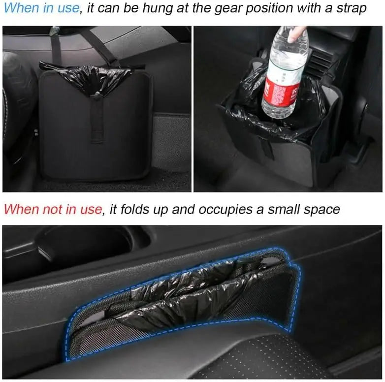 Foldable Car Trash Can 1.85 Gallon