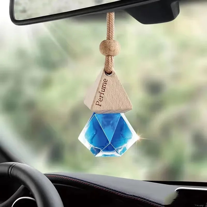 Hanging Car Aroma Glass Bottle