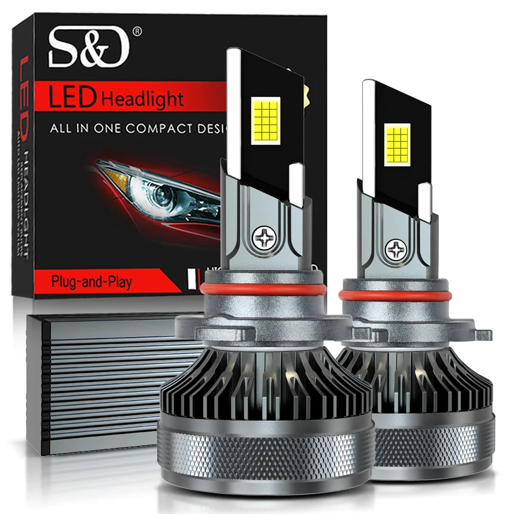 كشاف أمامي S&D LED بقوة 300 واط و 300000 لومن بتقنية Canbus