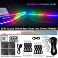 إضاءة محيطية للسيارة 18 في 1 RGB 64 لونًا