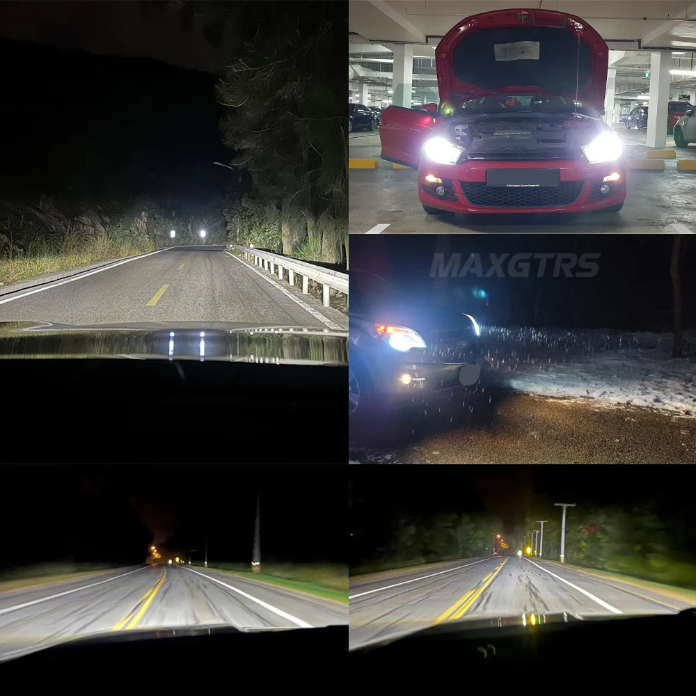 مصباح أمامي LED H15 بقوة 30000 لومن بتقنية Canbus ودرجة حرارة 6500 كلفن