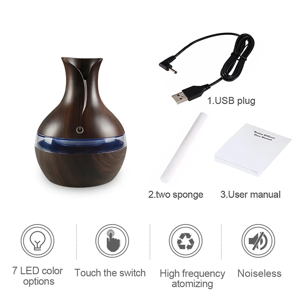 7-Color LED Humidifier Diffuser